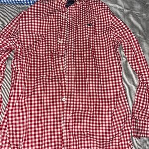 Vineyard Vines red gingham shirt